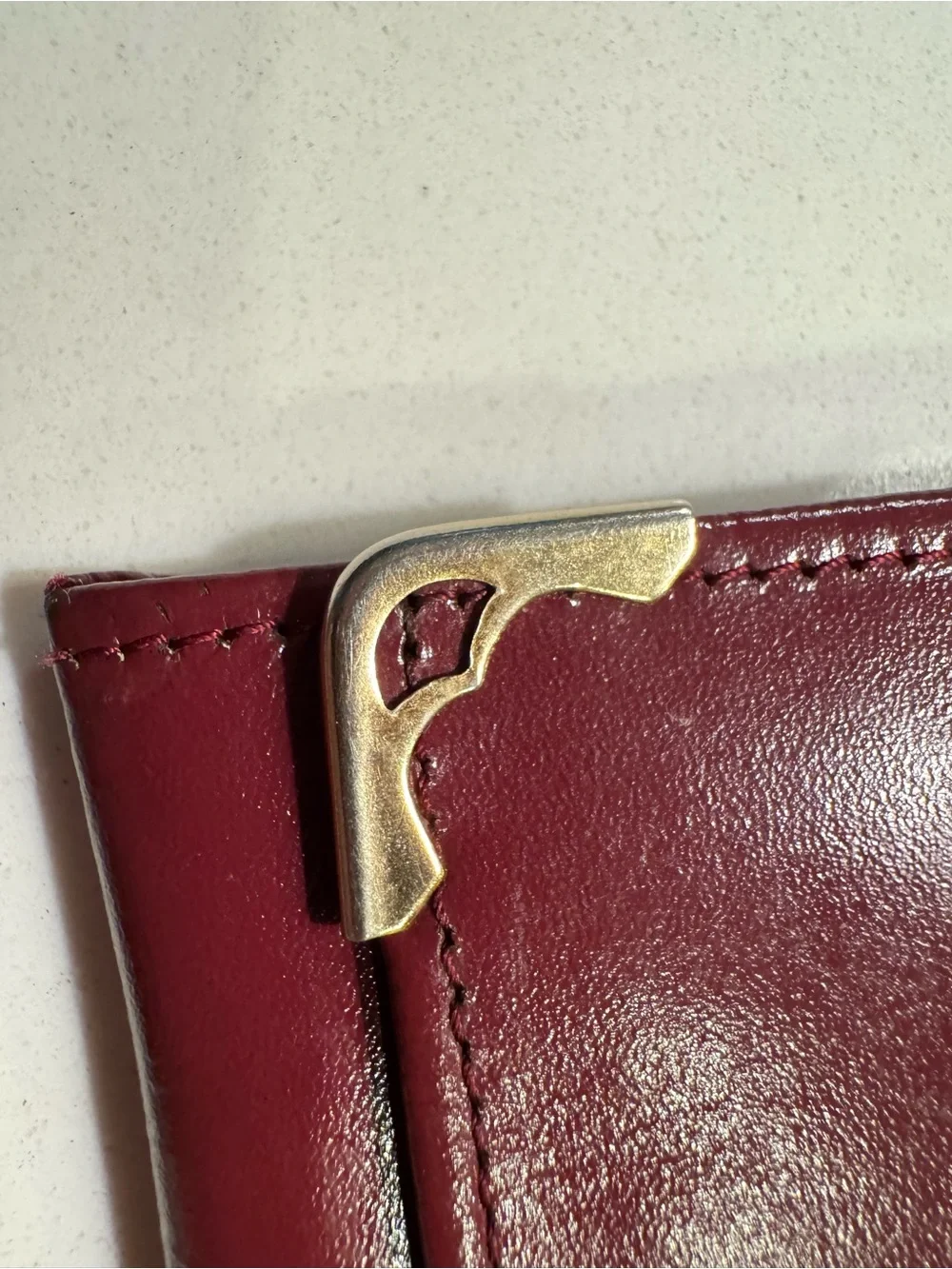 Cartier slim checkbook